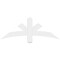 Ekena Millwork Alberta Architectural Grade PVC Gable Bracket, 48"W x 18"H x 2"D x 4"F, 9/12 Pitch GBP048X18X0204ALB00 - alternate 3